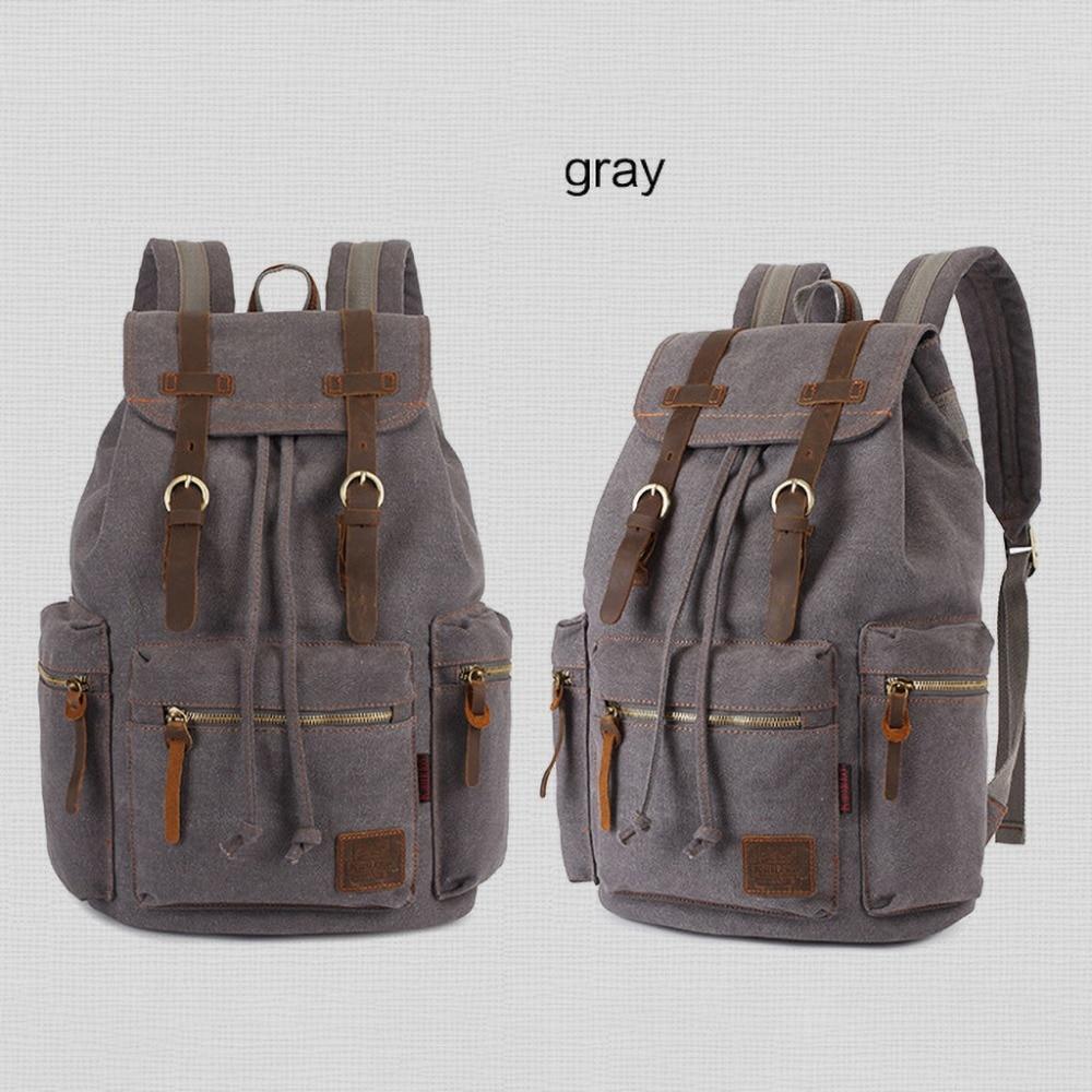 Rugged Vintage Canvas Backpack - More than a backpack