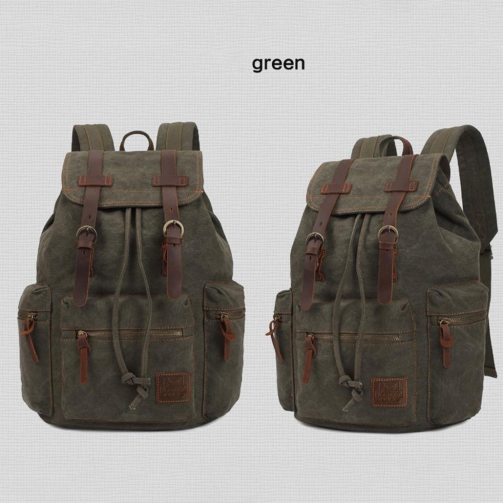 Rugged Vintage Canvas Backpack - More than a backpack