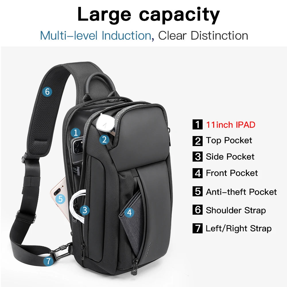 Waterproof Crossbody Chest Bag