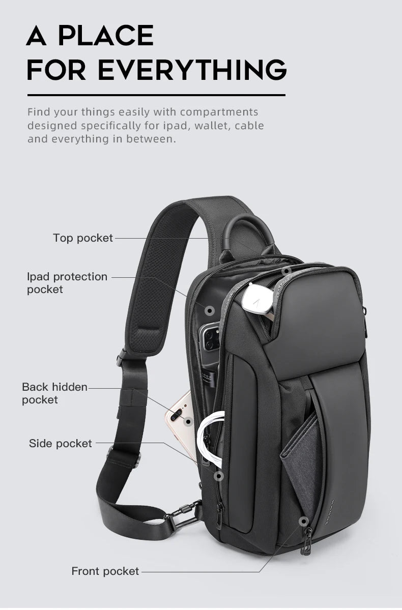 Waterproof Crossbody Chest Bag