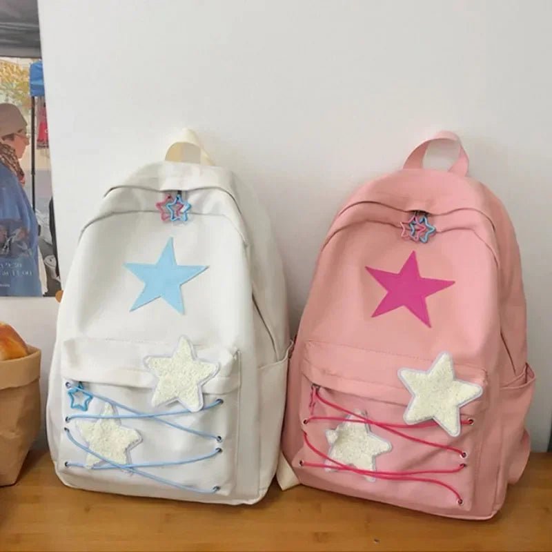 Korean Y2K Star Backpack - More than a backpack