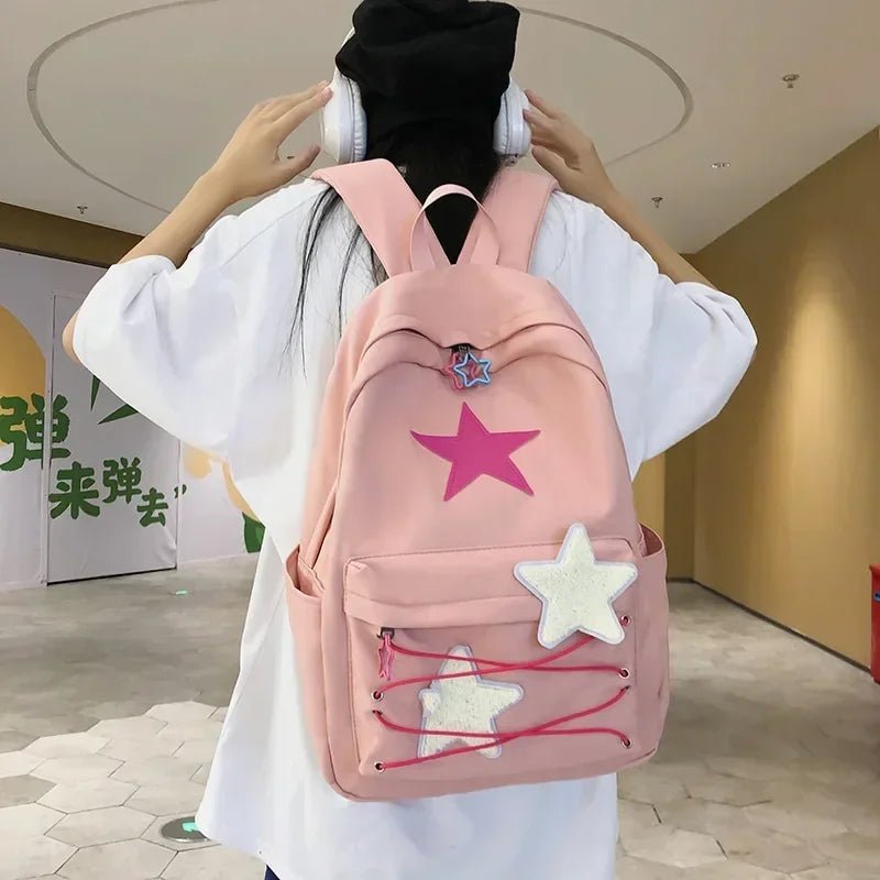 Korean Y2K Star Backpack - More than a backpack